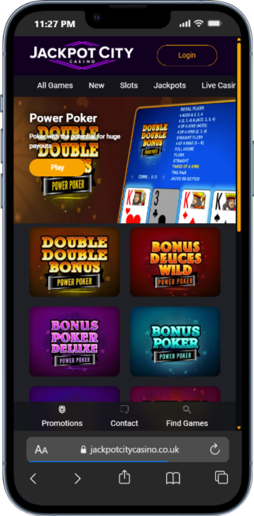 Jackpot City Poker Experience