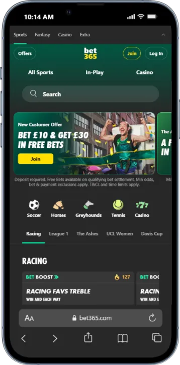 Bet365 Football Promotions and Offers