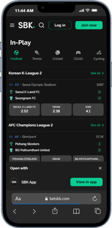 SBK Live Streaming and Live Game Options