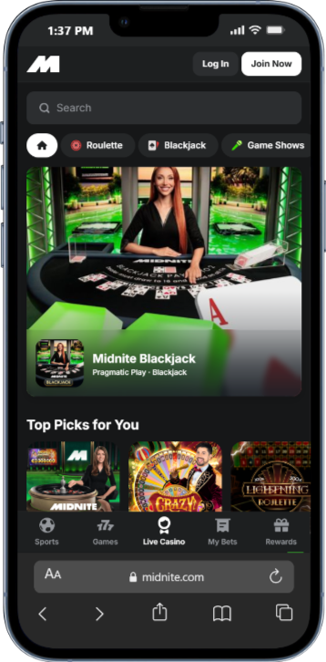 Midnite Free Spins & Casino Welcome Deals
