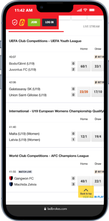 Top Football Leagues and Events to Bet On With Ladbrokes&nbsp;