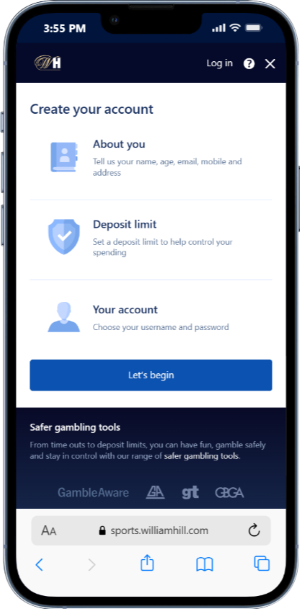 How to Register at William Hill 