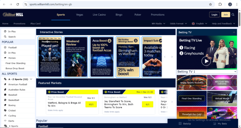 William Hill UK Review