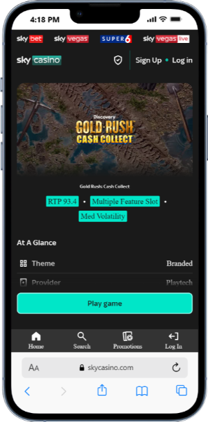Sku bet casino Gold Rush