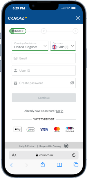 Registering with Coral