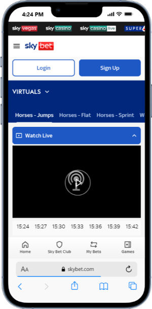 Virtual Sports with Sky Bet&nbsp;