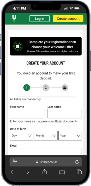 Unibet UK Registration: Step-by-Step Process