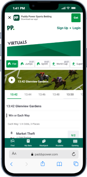 Virtual Sports with Paddy Power