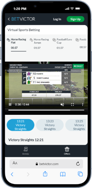 Virtual Sports with BetVictor