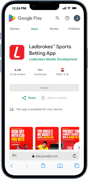 Ladbrokes app: available devices & usability review