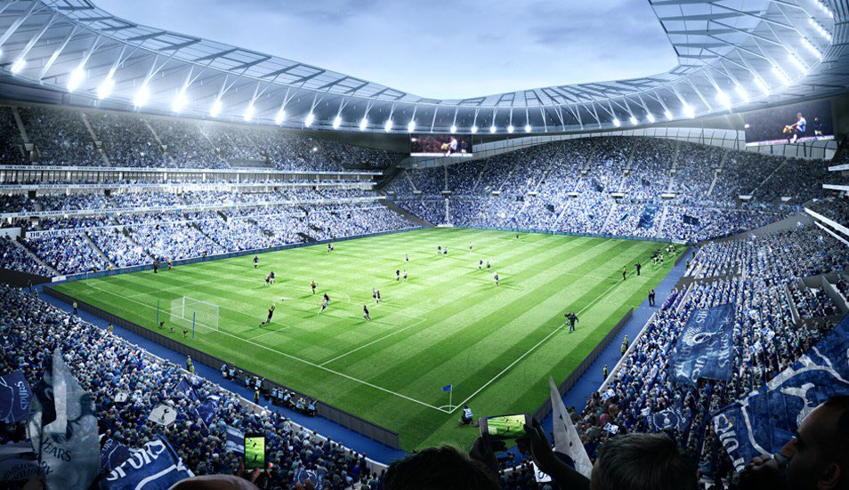 An artists impression of Tottenhams new stadium