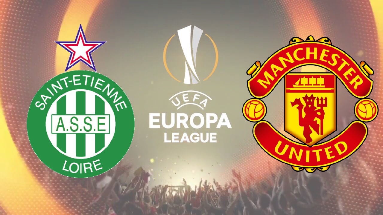 Saint Etienne v Manchester United in the Europa League