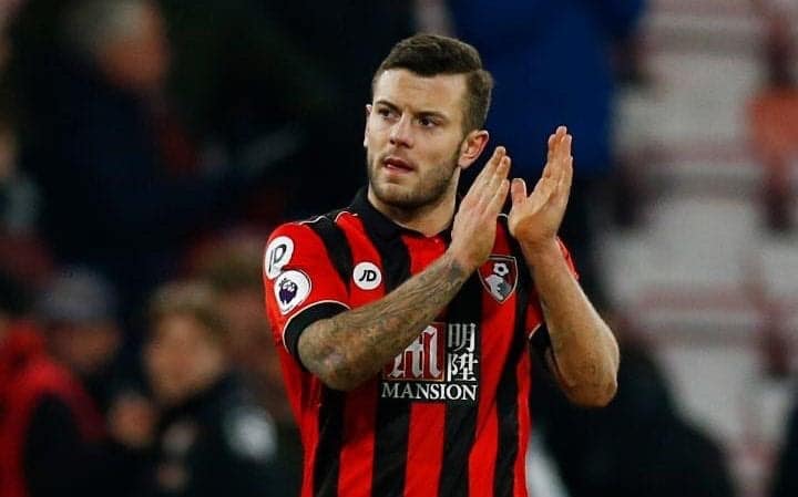 Arsenal midfielder Jack Wilshere on loan at Bournemouth