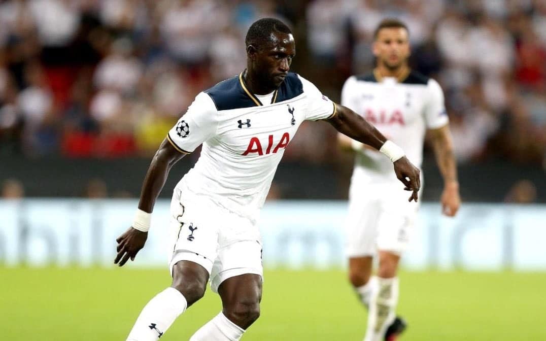 Moussa Sissoko in action for Tottenham Hotspur