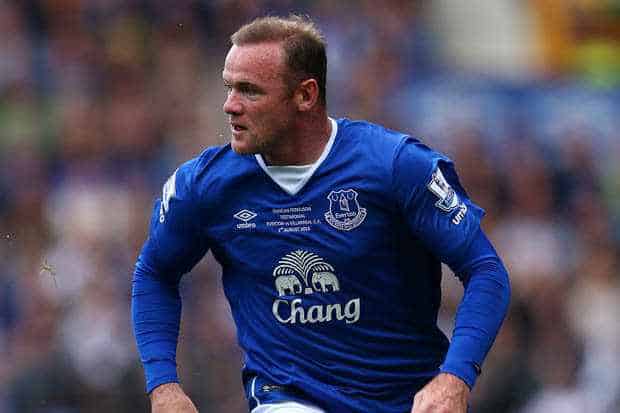 Wayne Rooney features for Sverton in Duncan Fergusons testimonial