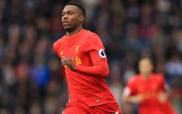 Liverpool striker Daniel Sturridge