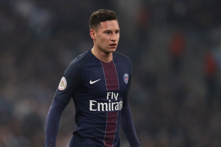 PSG winger Julian Draxler