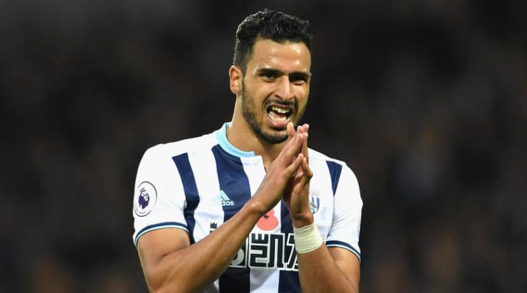 West Brom winger Nacer Chadli