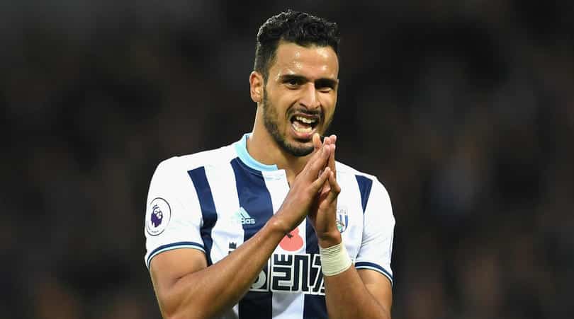 West Brom winger Nacer Chadli