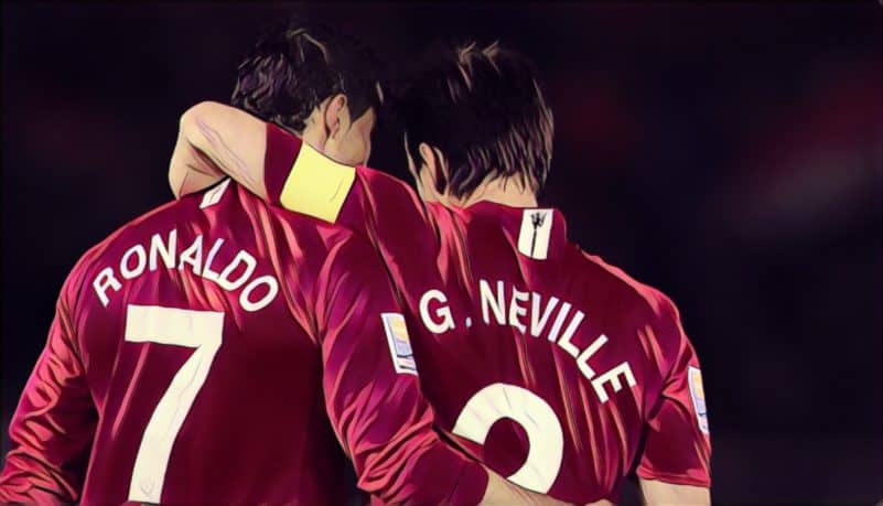 gary neville cristiano ronaldo