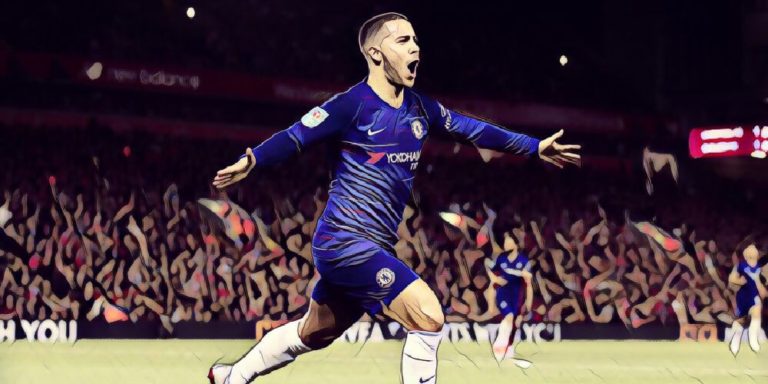 Eden Hazard scores the winner in Chelsea's 2-1 Carabao Cup win over Liverpool