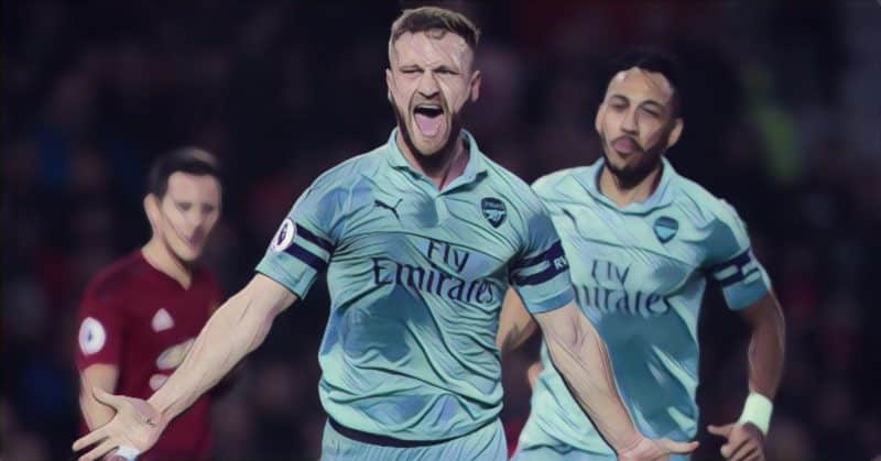 Mustafi Man United v Arsenal