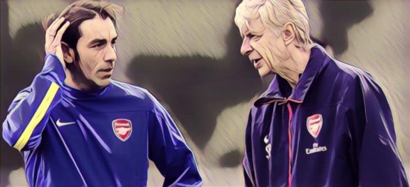 Robert Pires Arsene Wenger