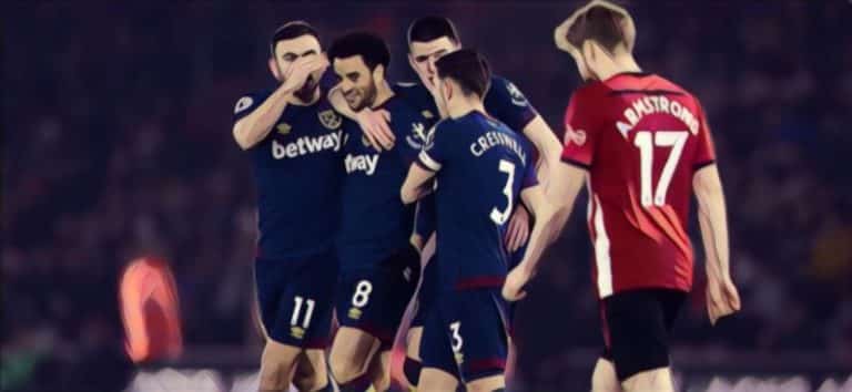 Southampton 1-2 West Ham