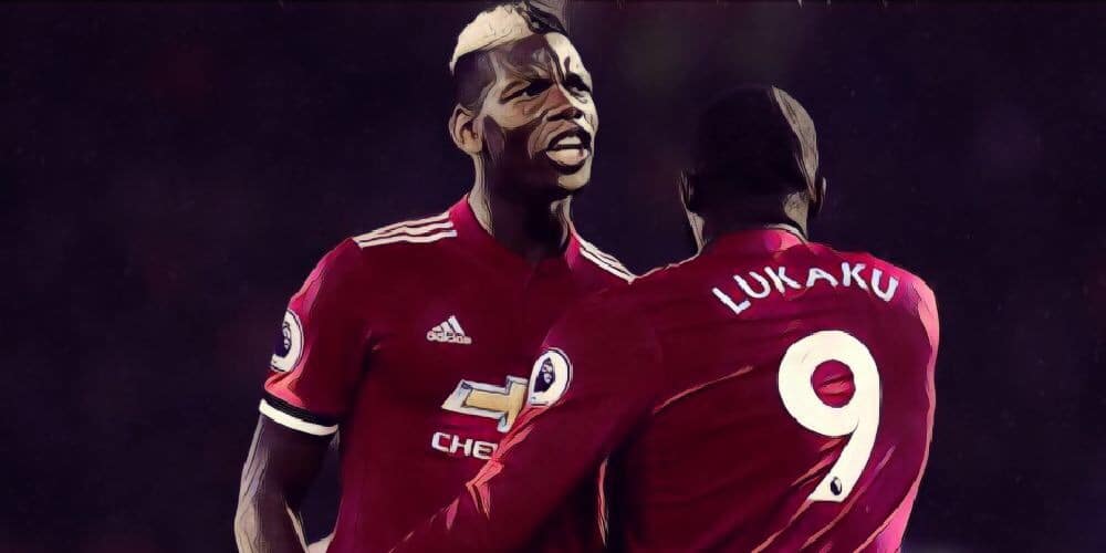 Romelu Lukaku and Paul Pogba