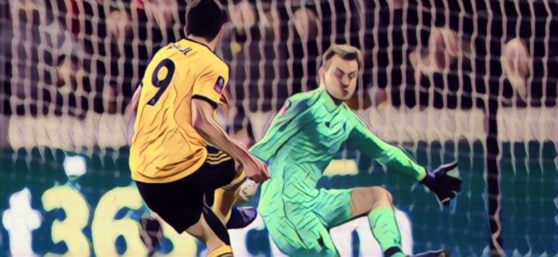 Jiminez Wolves v Liverpool FA Cup