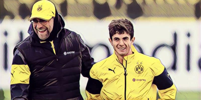 Pulisic Klopp Dortmund