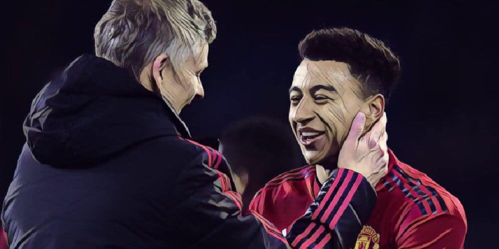 Ole Gunnar Solskjaer and Jesse Lingard
