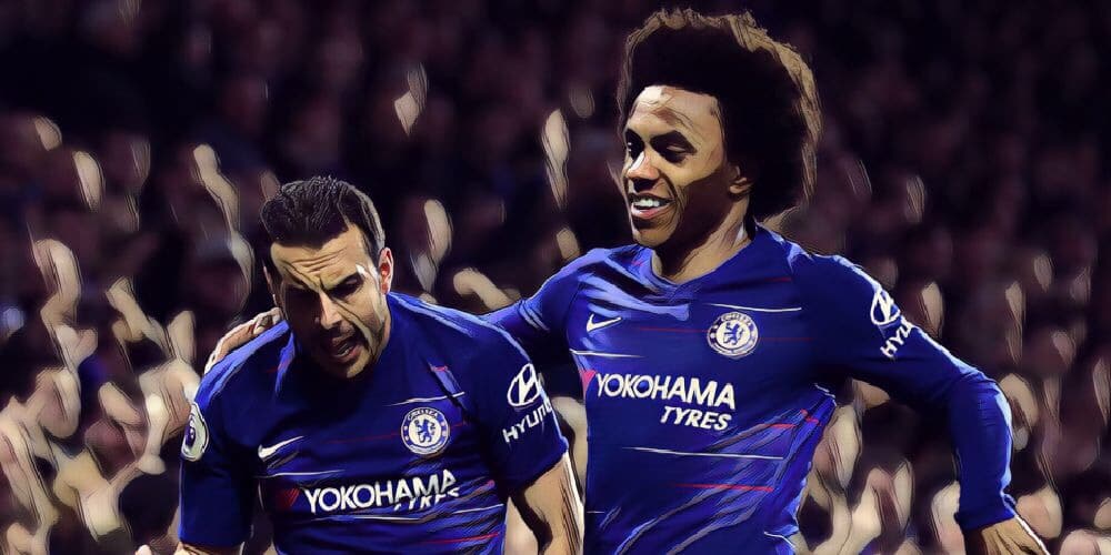 Willian and Pedro v Newcastle