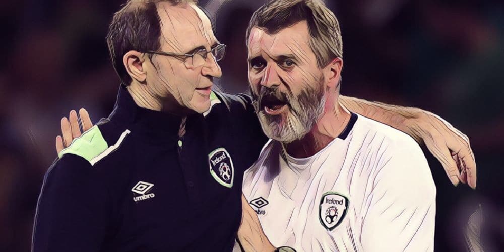 Martin O'Neill and Roy Keane