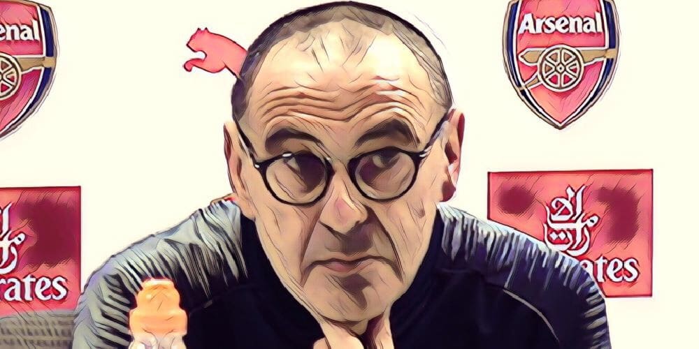 Extremely angry Maurizio Sarri
