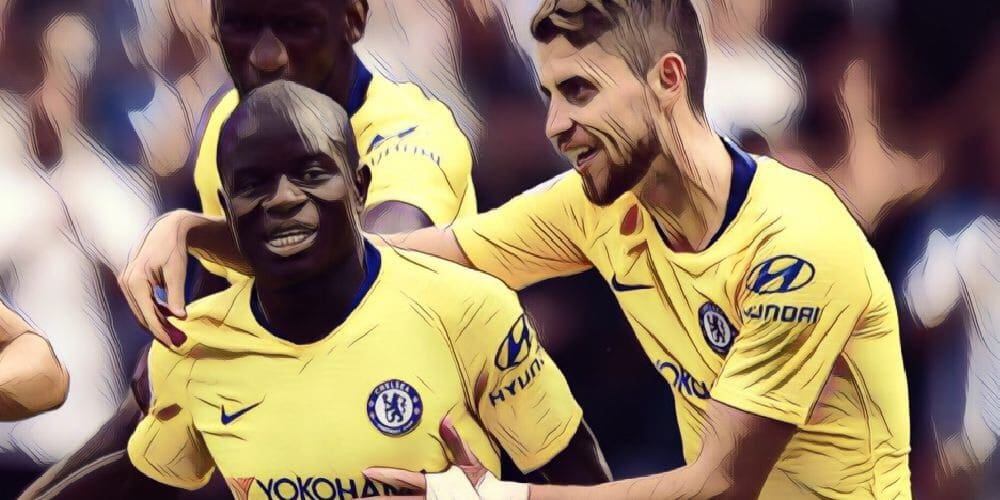 Chelsea's N'Golo Kante and Jorginho