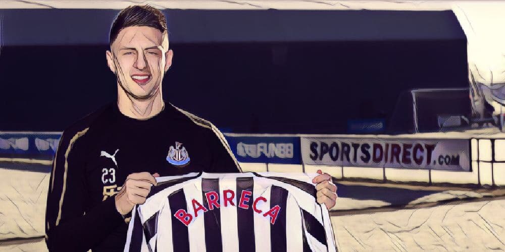 Newcastle complete the transfer of antonio Barreca