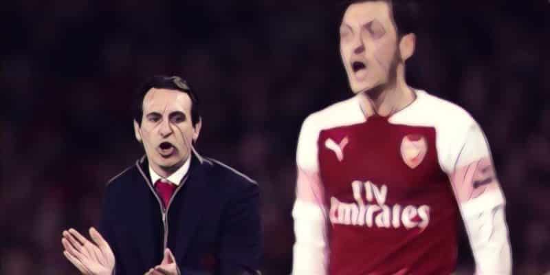 arsenal ozil emery