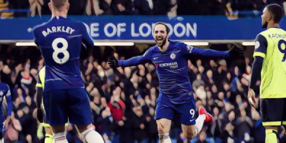 Higuain scores for Chelsea