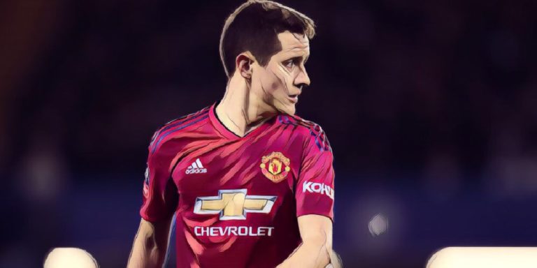Manchester United midfielder Ander Herrera in 2-0 win over Chelsea