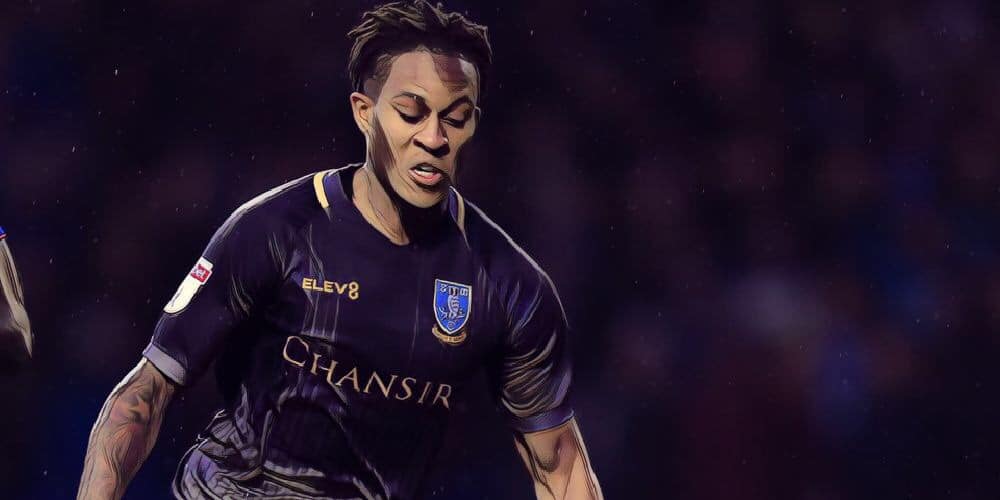 On loan Newcastle winger Rolando Aarons in action for Sheffield Wednesday