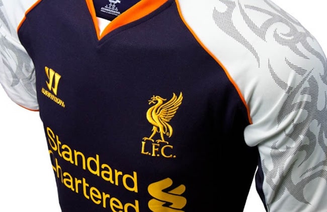 purple and orange liverpool kit