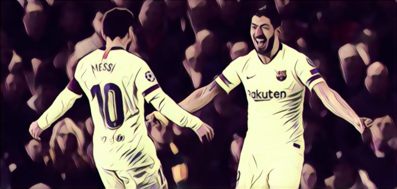 Messi Suarez Man United 0-1 Barca