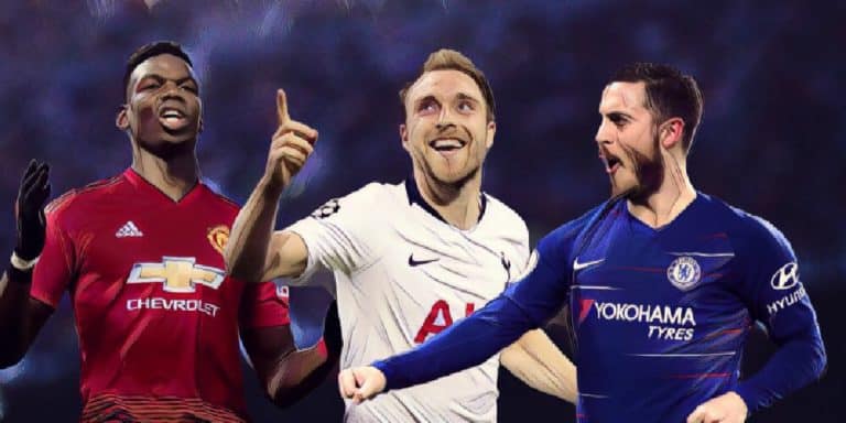Pogba Eriksen Hazard