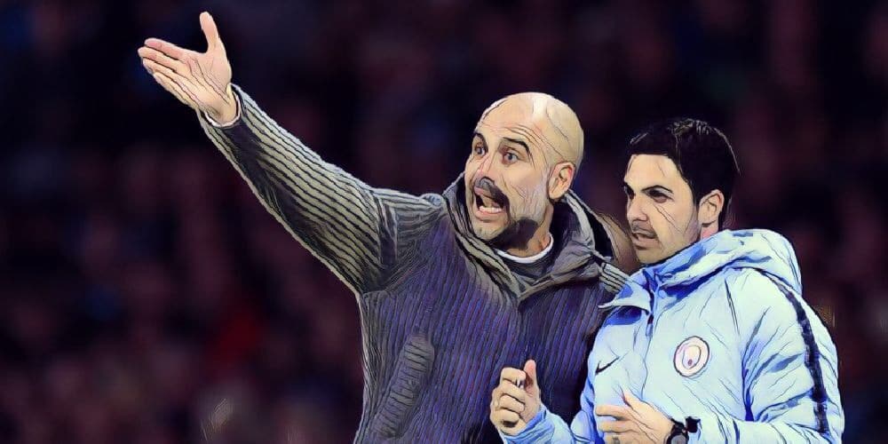 pep guardiola mikel arteta man city