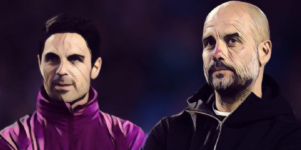 mikel arteta pep guardiola man city