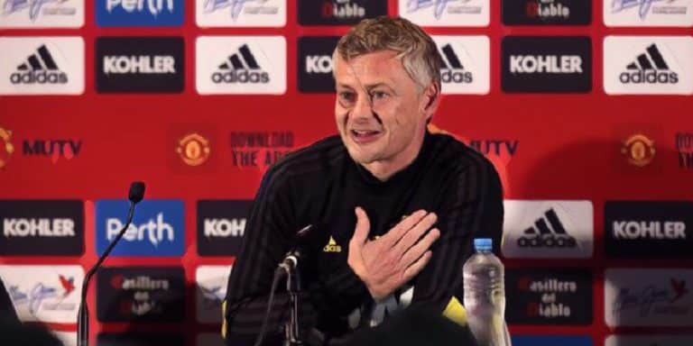 manchester united manager ole gunnar solskjaer press conference