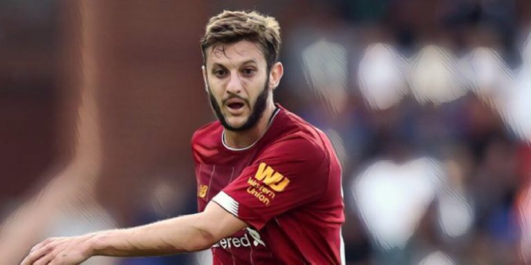 Liverpool's Adam Lallana v Bradford in pre-season