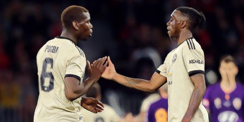 manchester united pogba wan bissaka