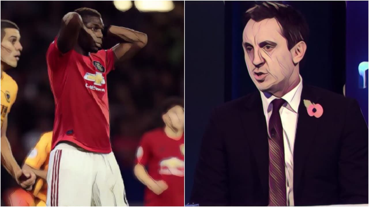 gary neville pogba penalty manchester united